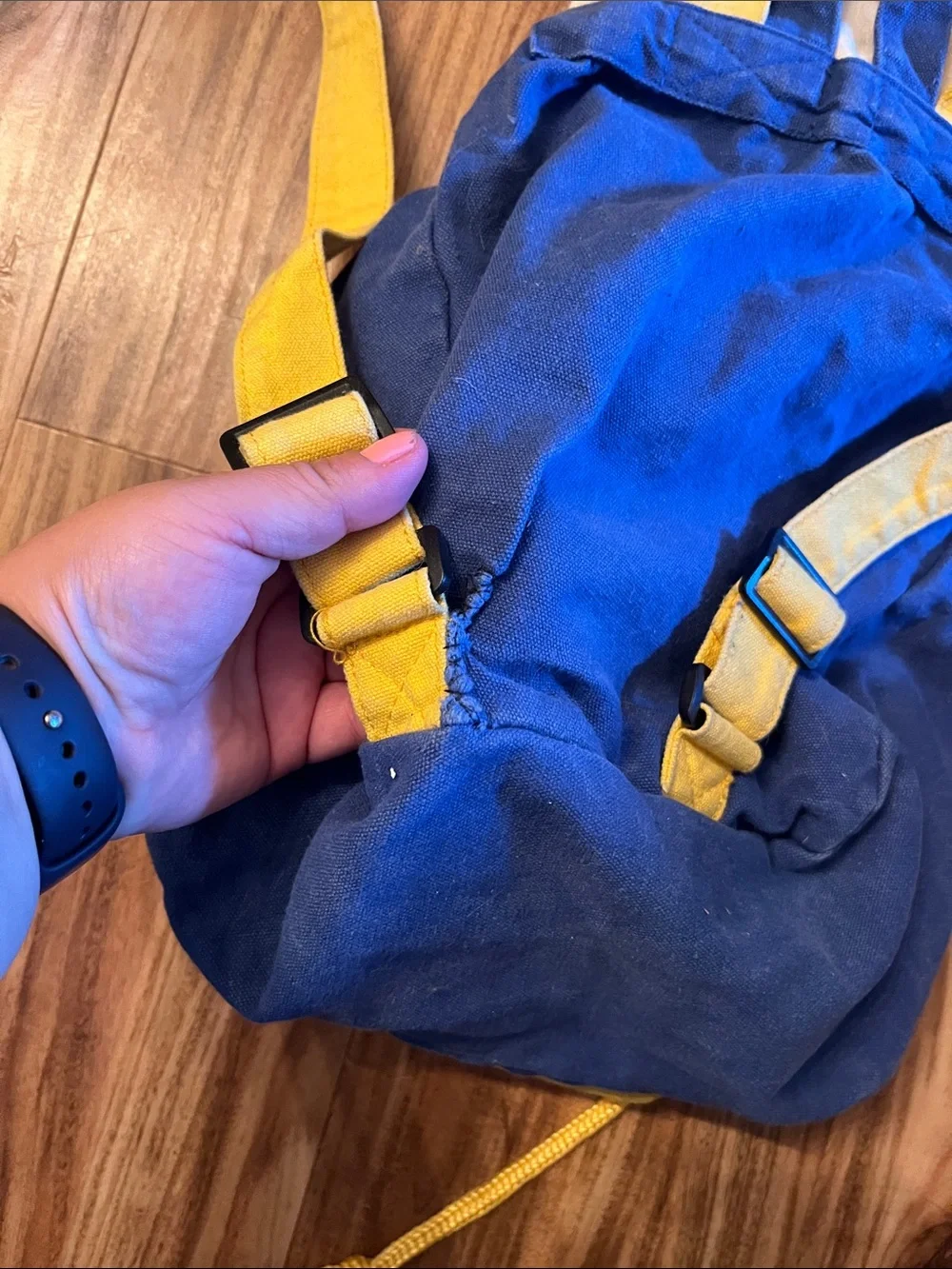 Cartoon Network Blue and Yellow Kids Character Backpack